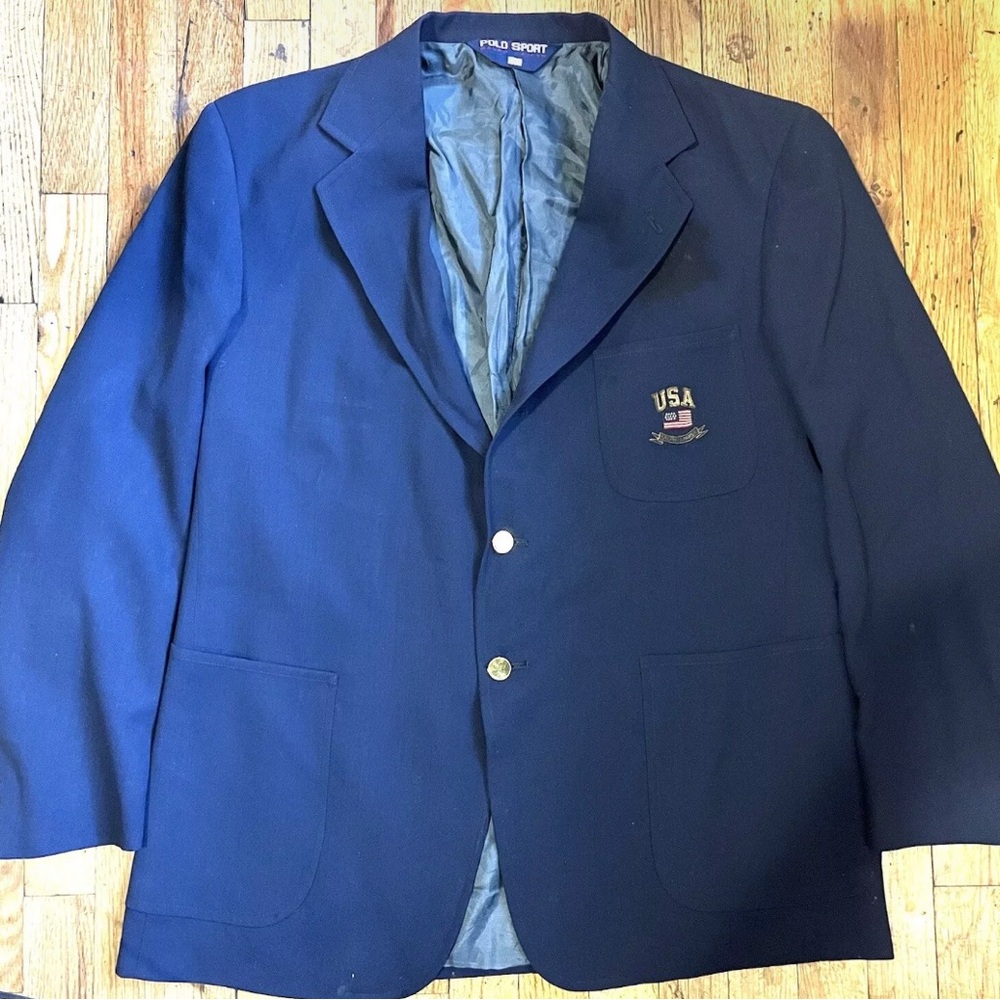 Ralph lauren polo suit jacket USA 🇺🇸 on pocket